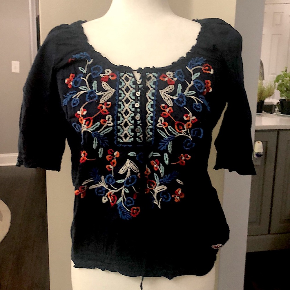Hollister Floral Blouse